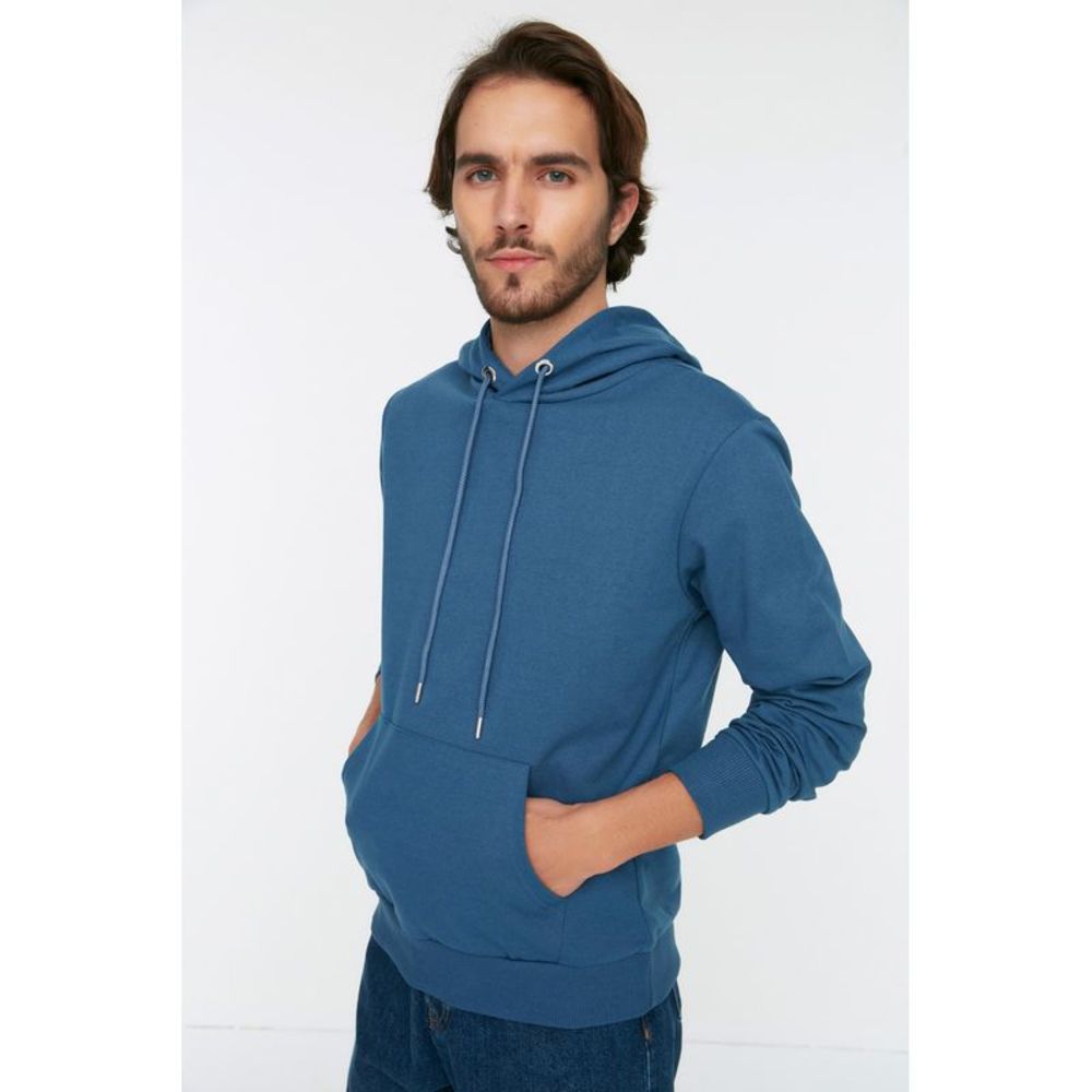 NWT Trendyol Men Regular Hood Knit Sweatshirt